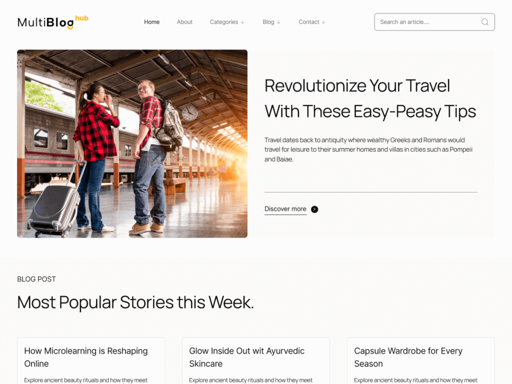 Multi Blog Hub