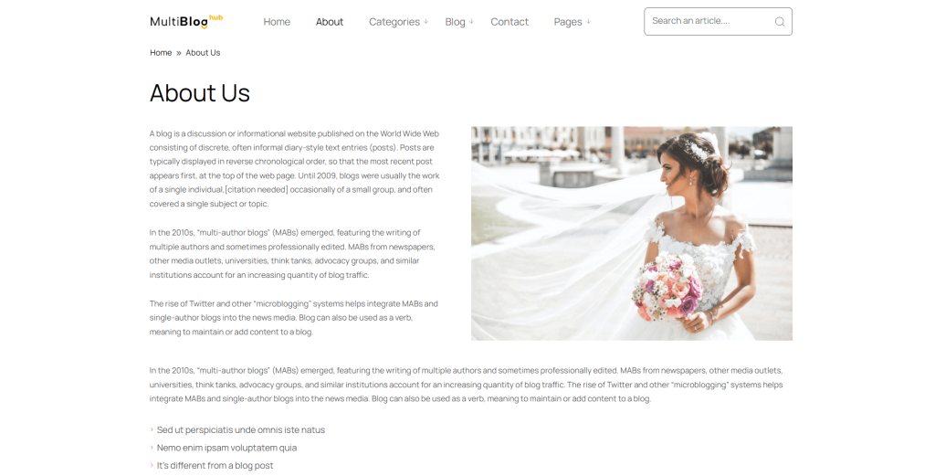 Multi Blog Hub